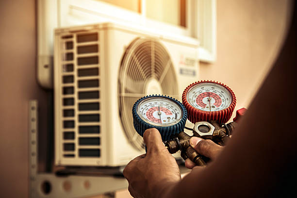 Professional Hvac Maintenance technician working in Franklin, VA